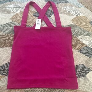 LOFT Fuchsia Tote Bag